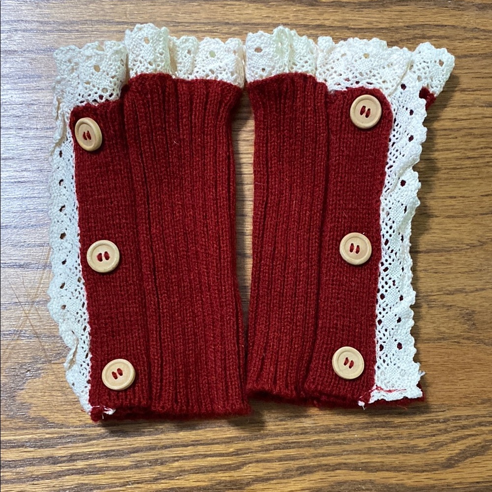 Boot Cuff Toppers Never Worn